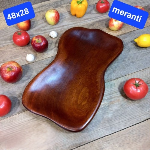 patera drewniana z drewna meranti, recznie robiona