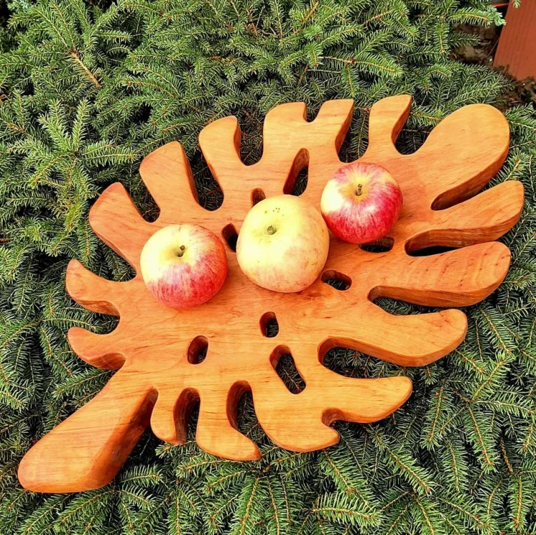 patera drewniana z olszyny
patera na owoce
patera ozdobna
wymiary patery 51x34cm
