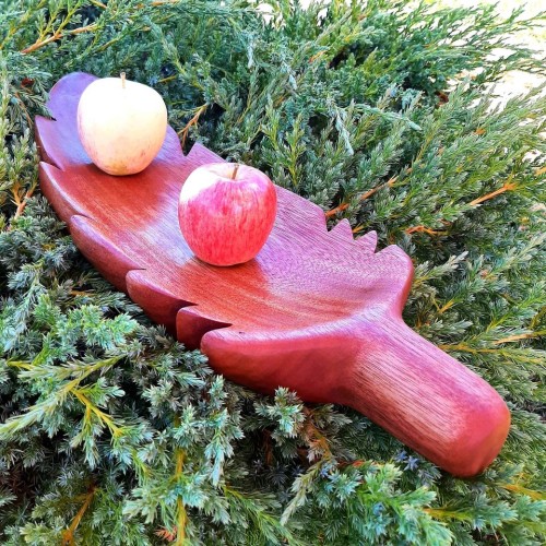 Misa drewniana z drewna merbau
patera ozdobna drewniana 
patera na owoce
misa na owoce
wymiary 57x17cm