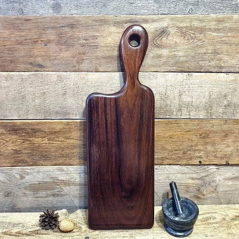 Ekskluzywna długa deska z naturalnego drewna Amazaque - Nela Wood Premium Home Decor