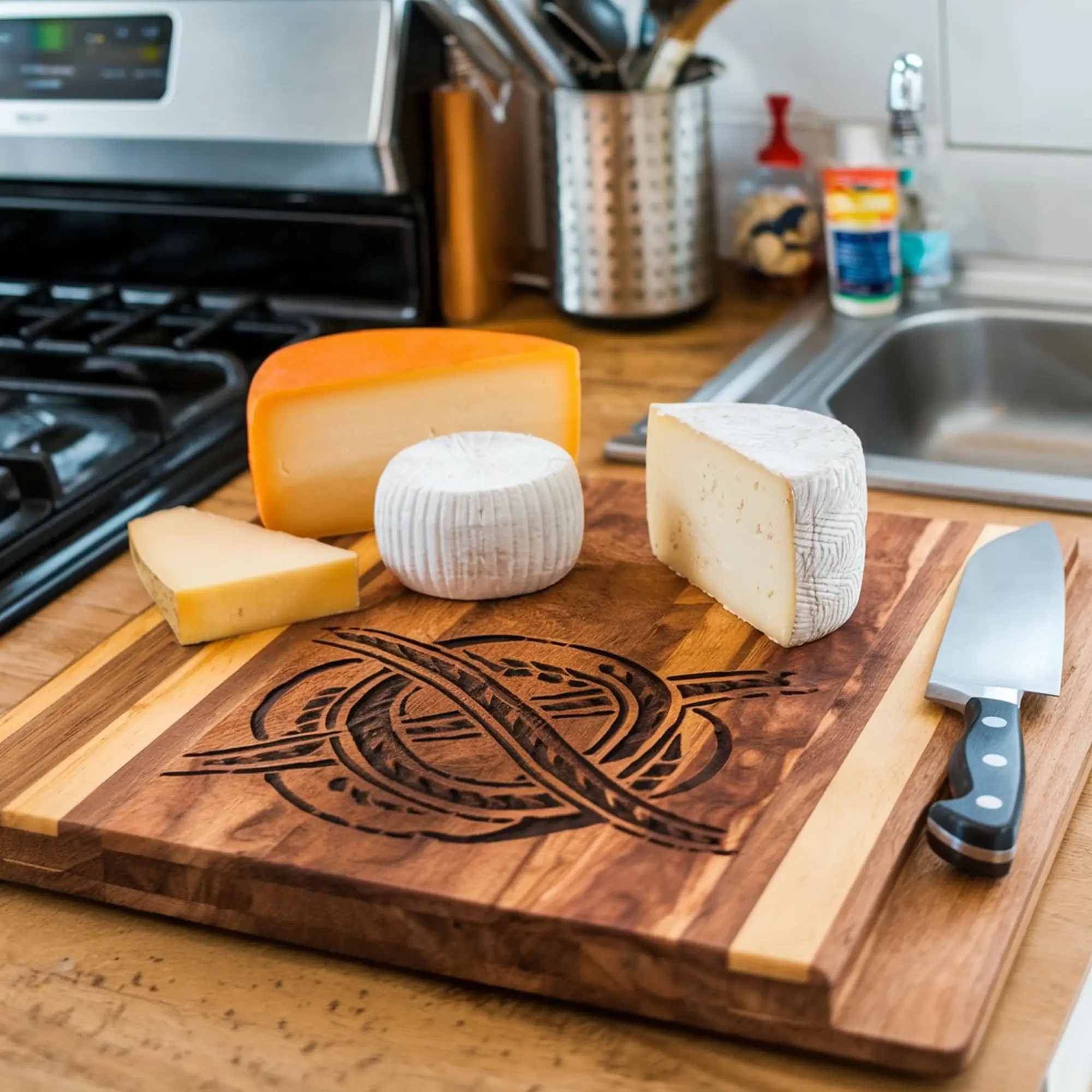 Porównanie materiałów na deski do krojenia: dąb, jesion i teak w pracowni Nela Wood